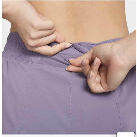 NIKE SMALL DRI FIT HIGH WAISTED SHORTS - Picture 6 of 7